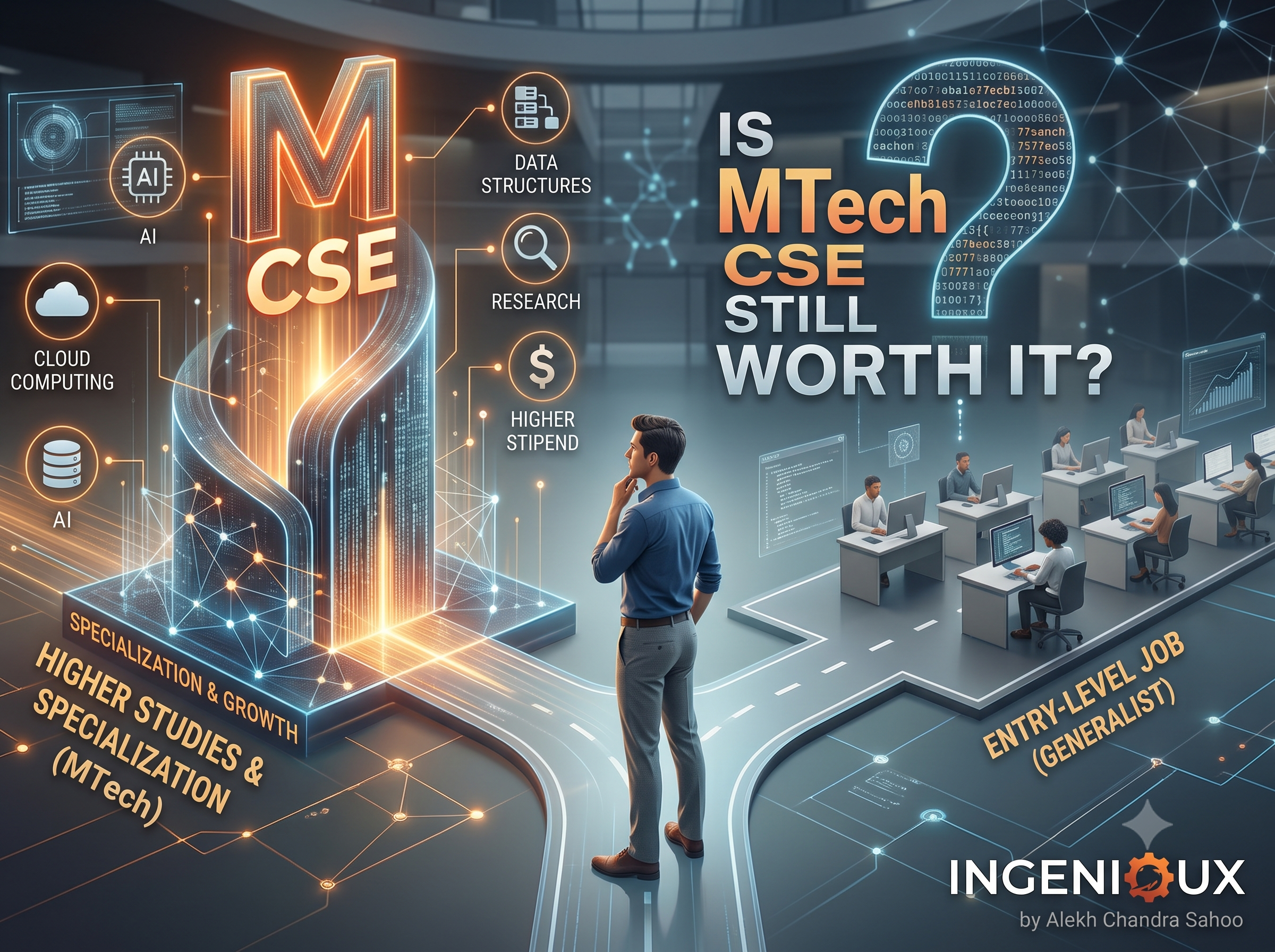 Is MTech CSE still worth it? — MTech vs entry-level job crossroads